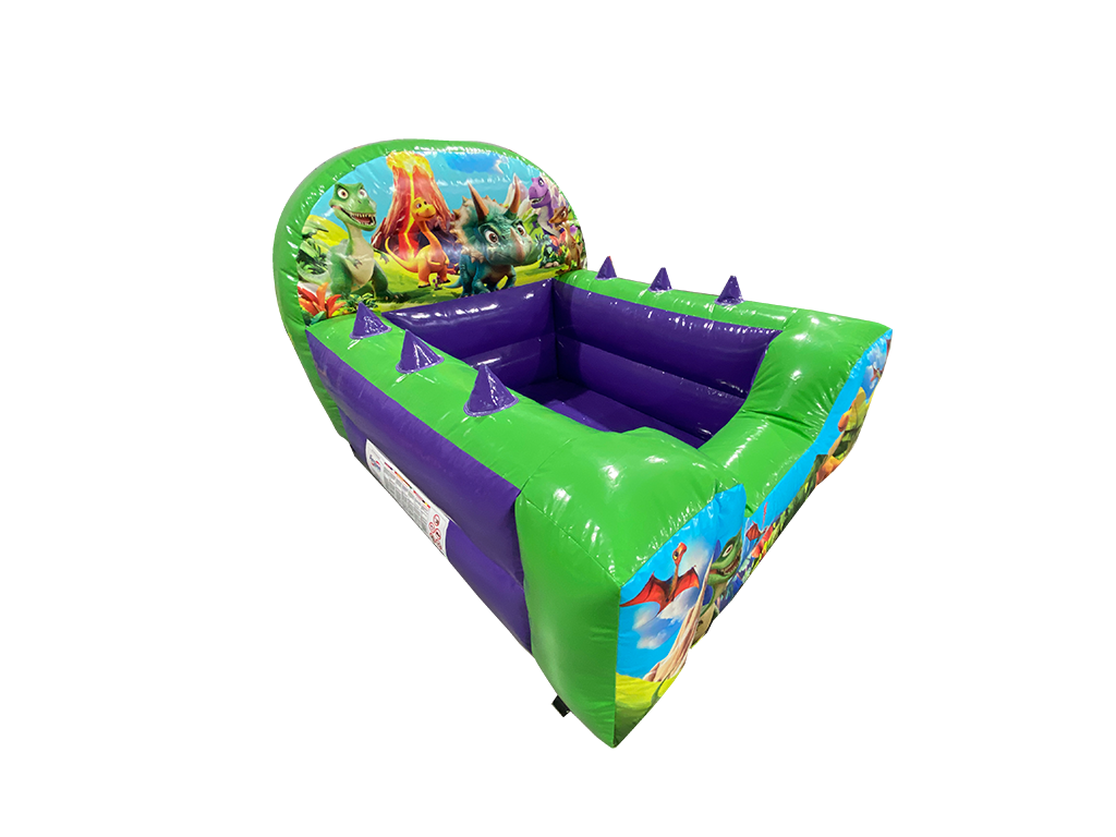 Dinosaur High Back Inflatable Ball Pool