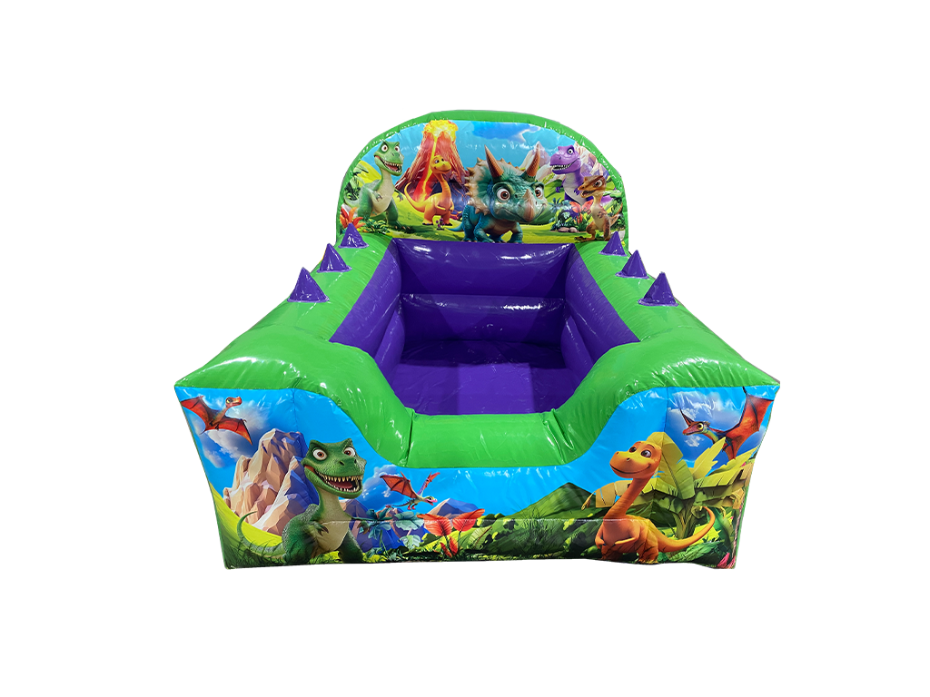 Dinosaur High Back Inflatable Ball Pool