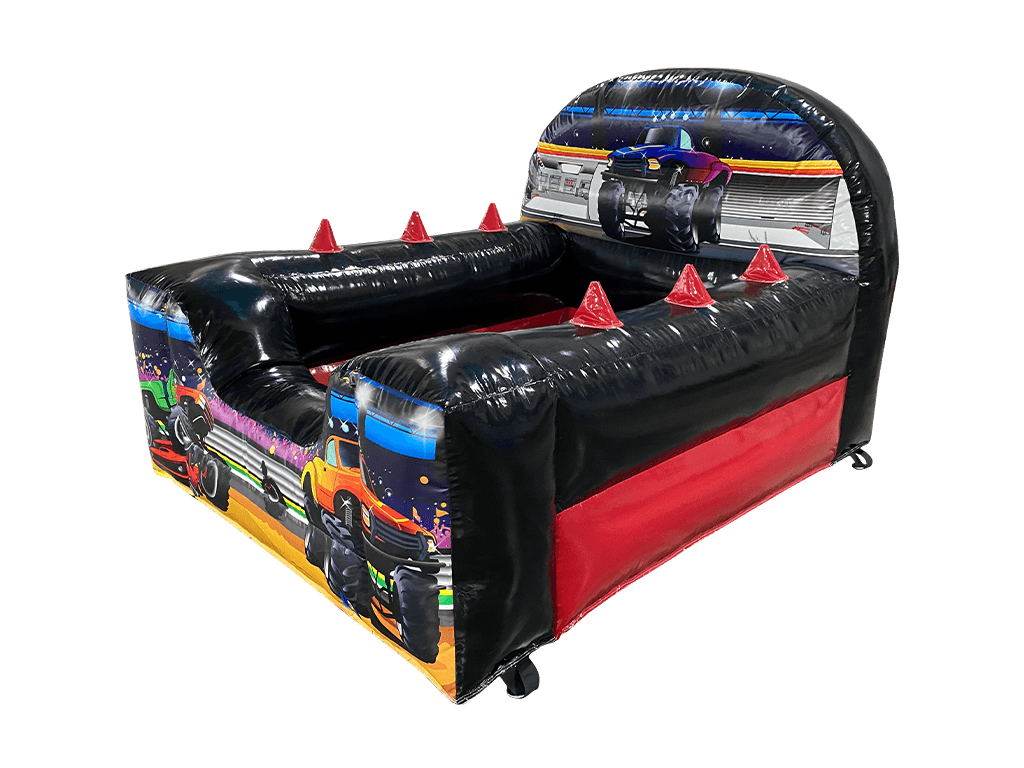 Monster Truck High Back Inflatable Ball Pool