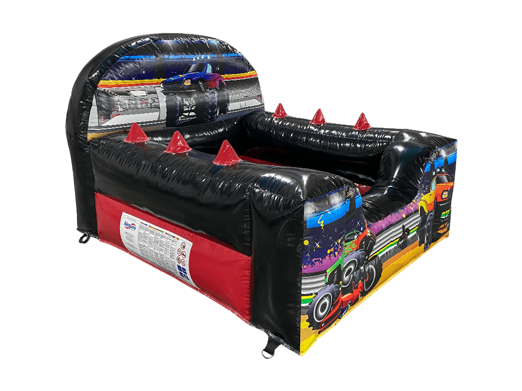 Monster Truck High Back Inflatable Ball Pool