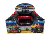 Monster Truck High Back Inflatable Ball Pool
