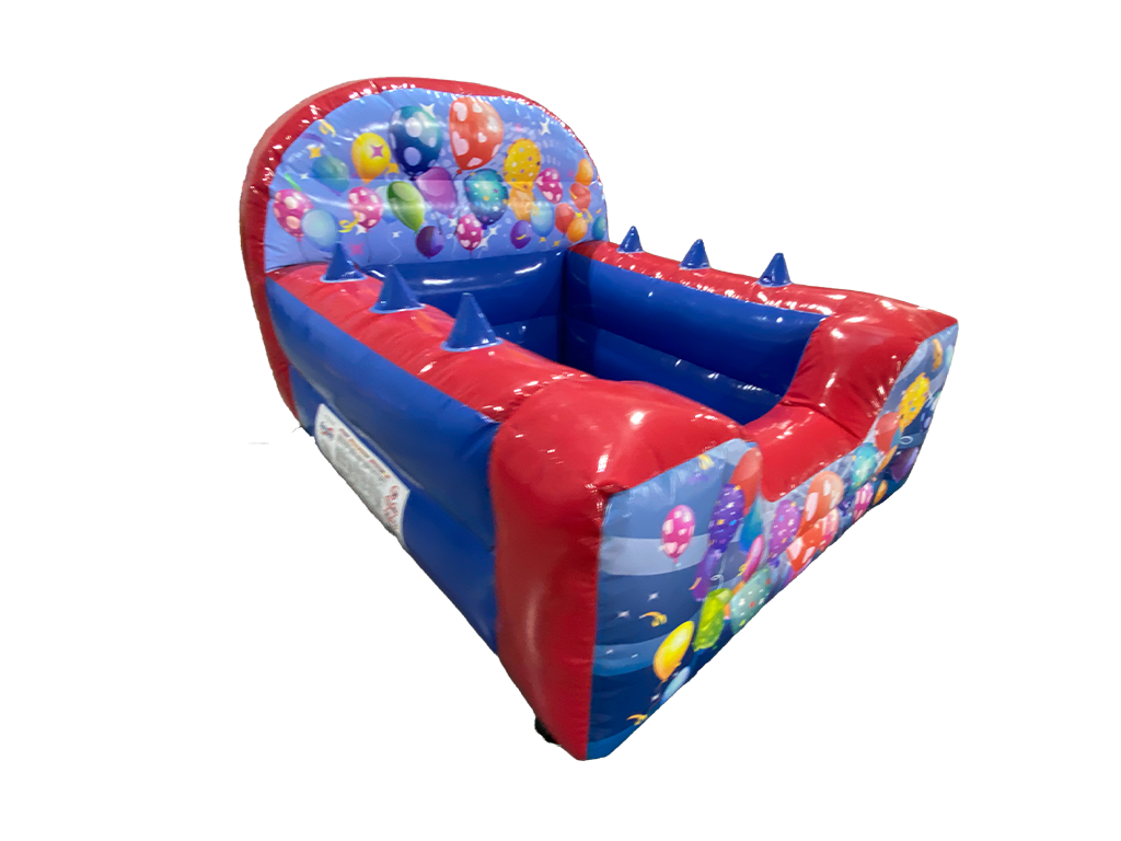 Blue & Red Party High Back Inflatable Ball Pool