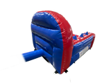 Blue & Red Party High Back Inflatable Ball Pool