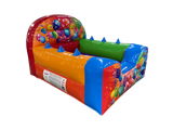 Multicoloured Party High Back Inflatable Ball Pool