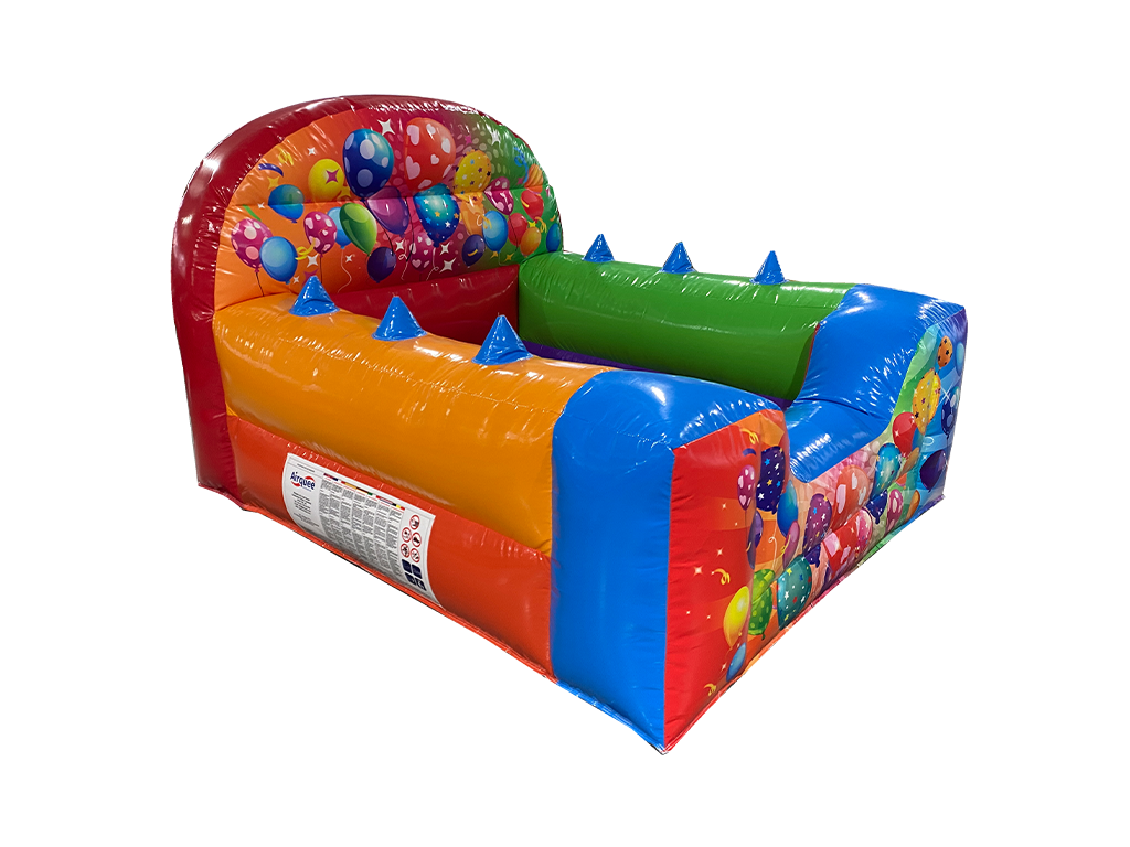 Multicoloured Party High Back Inflatable Ball Pool