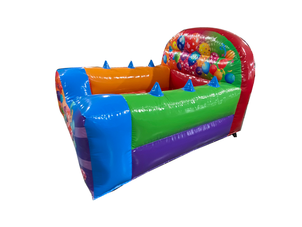 Multicoloured Party High Back Inflatable Ball Pool