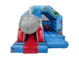Combină tobogan frontal 3D cu rechin 5x4m