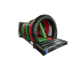 Spiro Run a 2 parti rosso, verde brillante e nero