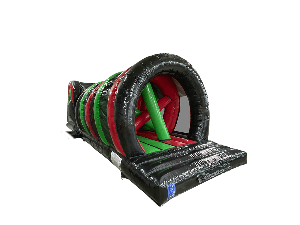Spiro Run a 2 parti rosso, verde brillante e nero