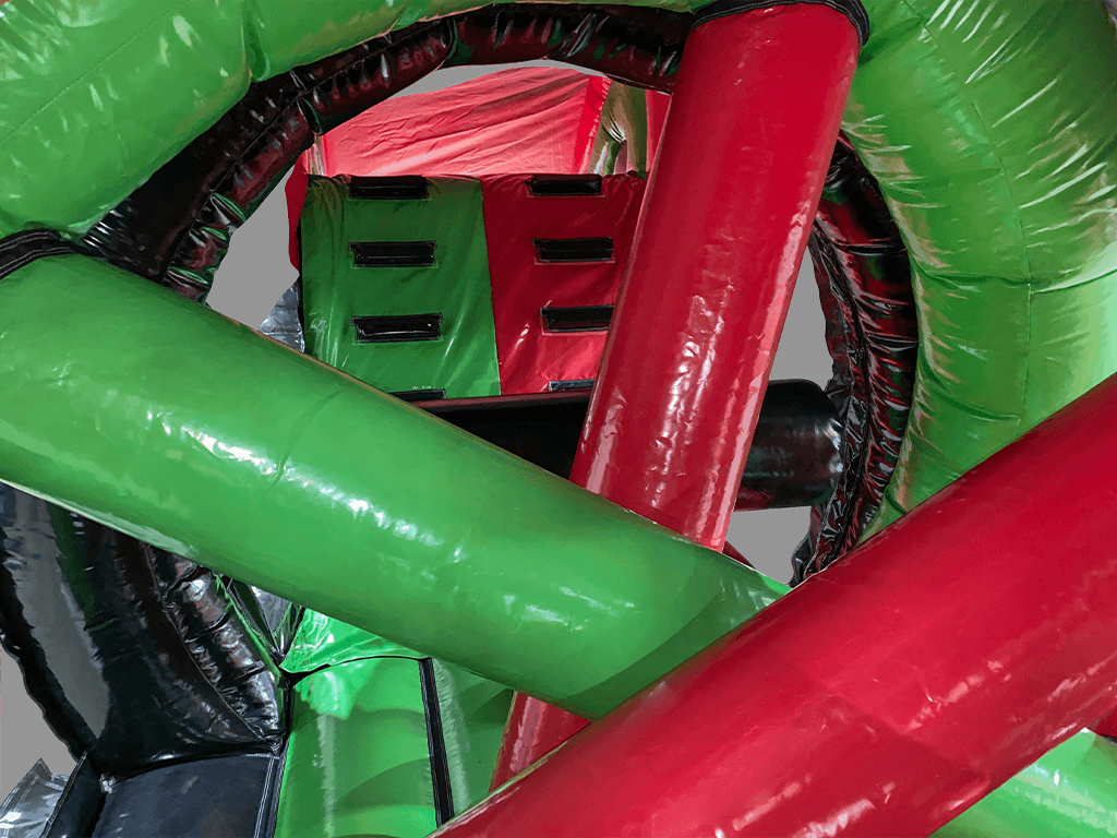 Spiro Run a 2 parti rosso, verde brillante e nero
