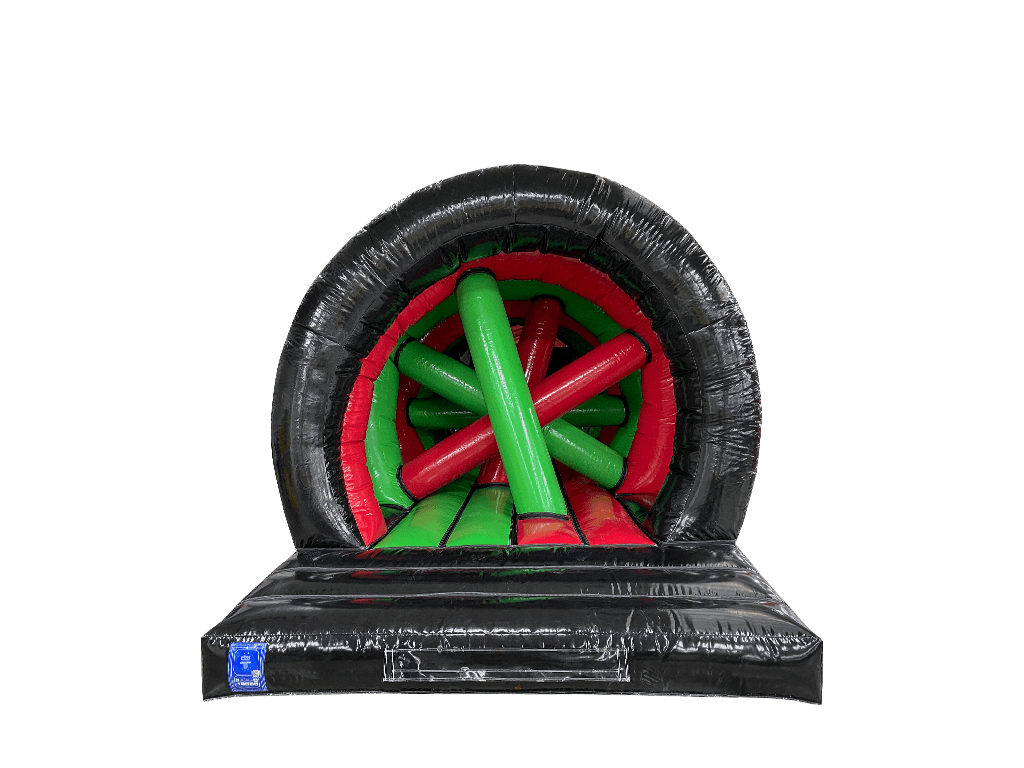Spiro Run a 2 parti rosso, verde brillante e nero