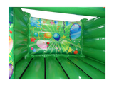 Estructura en H de fiesta verde de 4x4 m