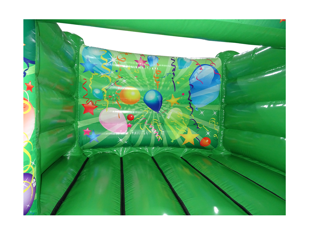 Estructura en H de fiesta verde de 4x4 m
