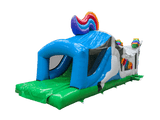 Parcours d'obstacles licorne en 2 parties