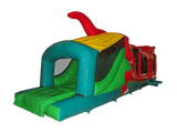 2 Delig Dino Obstakelparcours