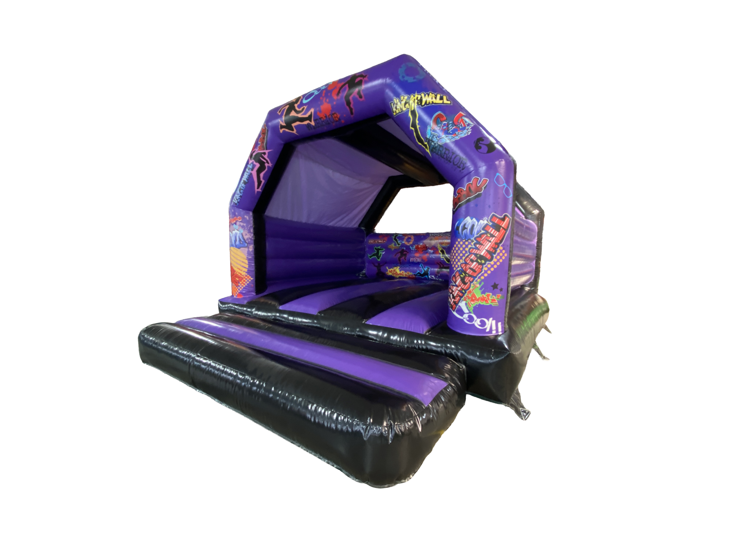 18x15ft Black &amp; Purple Graffiti A Frame