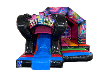 15x12ft 3D Multicoloured Disco Front Slide Combi - Disco Ready