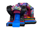 Combi toboggan avant disco multicolore 3D 5x4m - Prêt pour disco