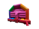 5x4m 3D Mehrfarbige Party Front Rutsche Kombi - Disco Bereit