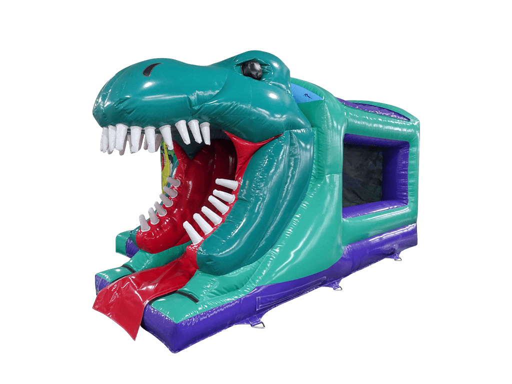 3D Dinosaurier Boxsprung & Rutsche