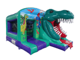 3D Dinosaurier Boxsprung & Rutsche