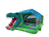 6x5m 3D Einzelkopf Dinosaurier Vorderer Rutschen-Kombi
