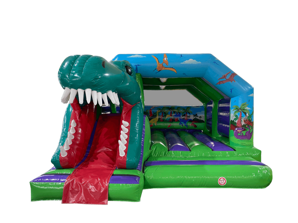 6x5m 3D Einzelkopf Dinosaurier Vorderer Rutschen-Kombi