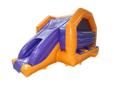 Combi Toboggan Latéral Fête Orange et Violet 4,6x5,5m