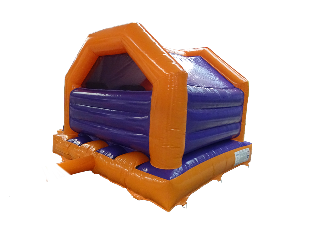 Combi Toboggan Latéral Fête Orange et Violet 4,6x5,5m