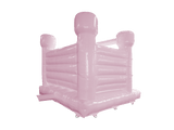 5x4m Pastellrosa H-Rahmen - Runde Türme