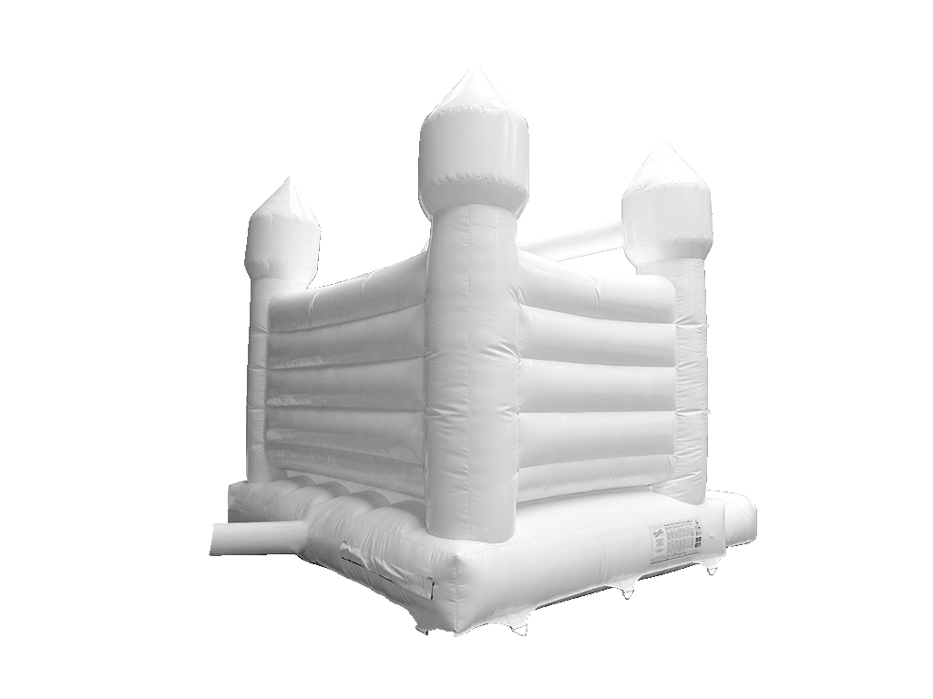 5x4m Fehér H Keret - Hegyes Tornyokkal