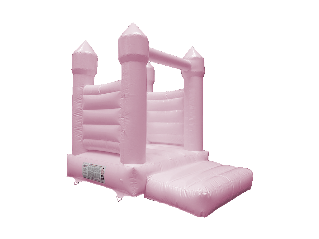 3.5x2.5m Pastel Pink H Frame with Pointy Turrets