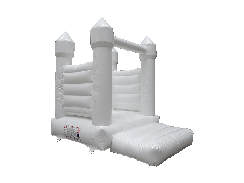 Cadre en H blanc 3,5x2,5m avec tourelles pointues