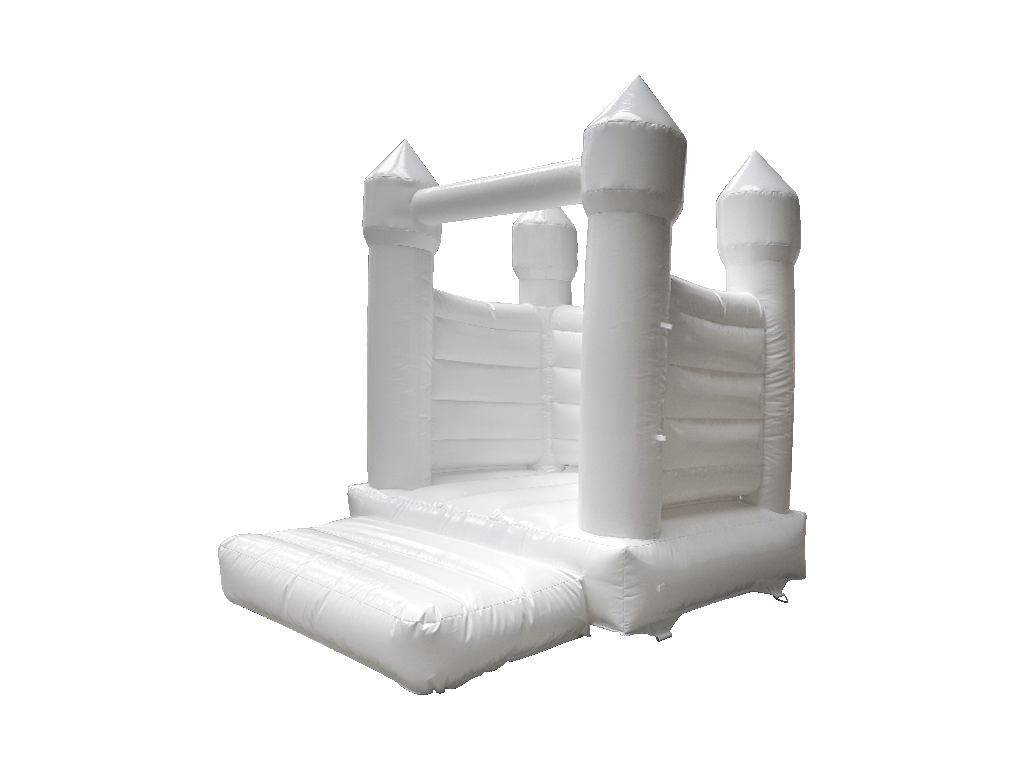 Cadre en H blanc 3,5x2,5m avec tourelles pointues