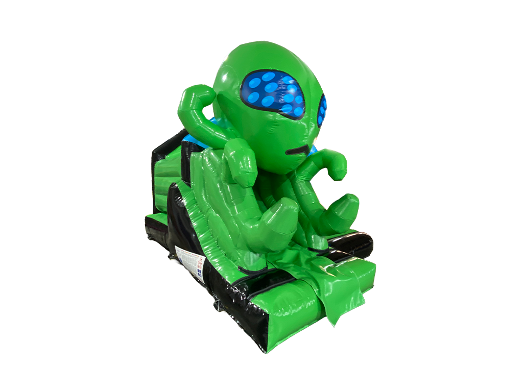 5x4m 3D Black & Green Alien Front Slide Combi