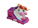 15x12ft 3D Twin Head Unicorn Front Slide Combi