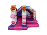 15x12ft 3D Twin Head Unicorn Front Slide Combi