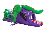Curso de obstáculos 3D de dinosaurio de 1 parte