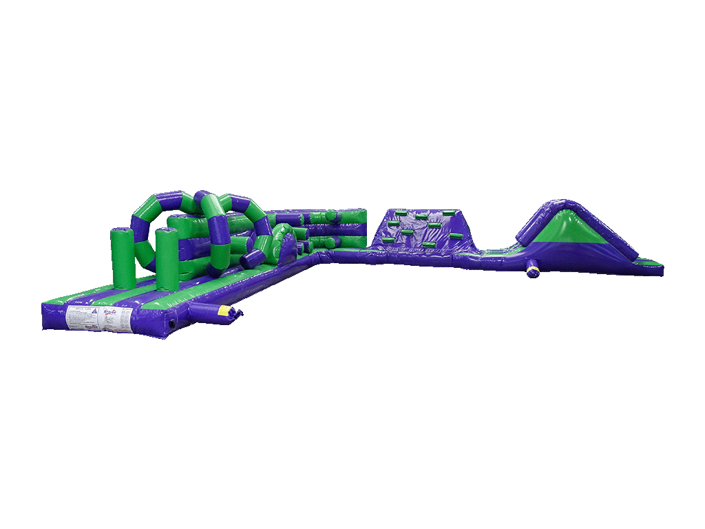 Piscine gonflable Curvigig verte et violette 9,4 m