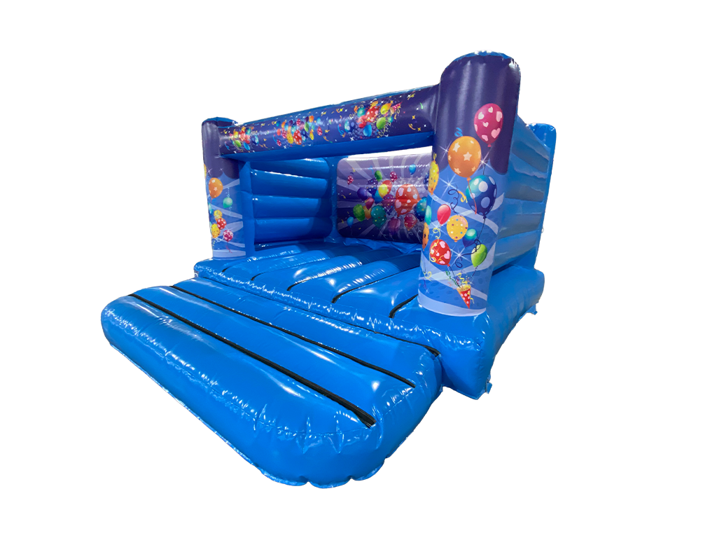 4x4 m blauer Party Niedrige Wand H-Rahmen
