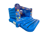 4x4 m blauer Party Niedrige Wand H-Rahmen