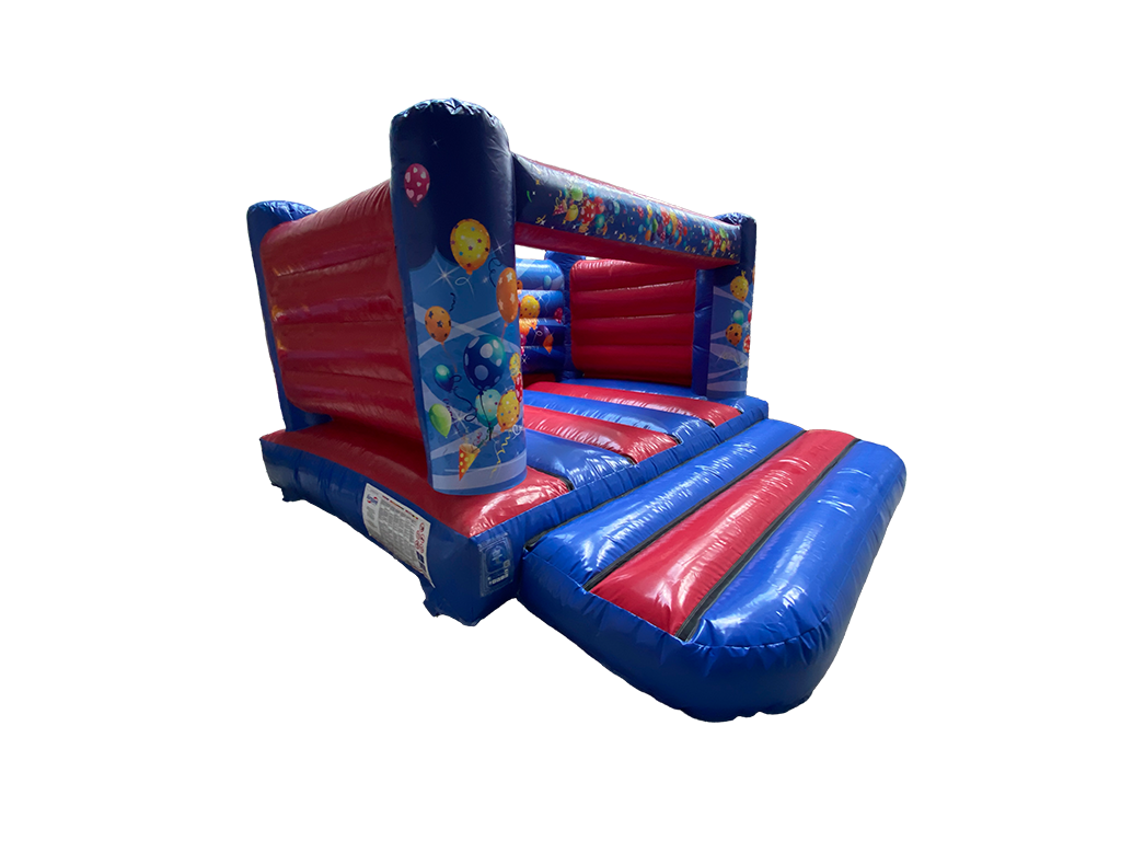 4x4m Blauwe & Rode Feest Lage Muur H Frame