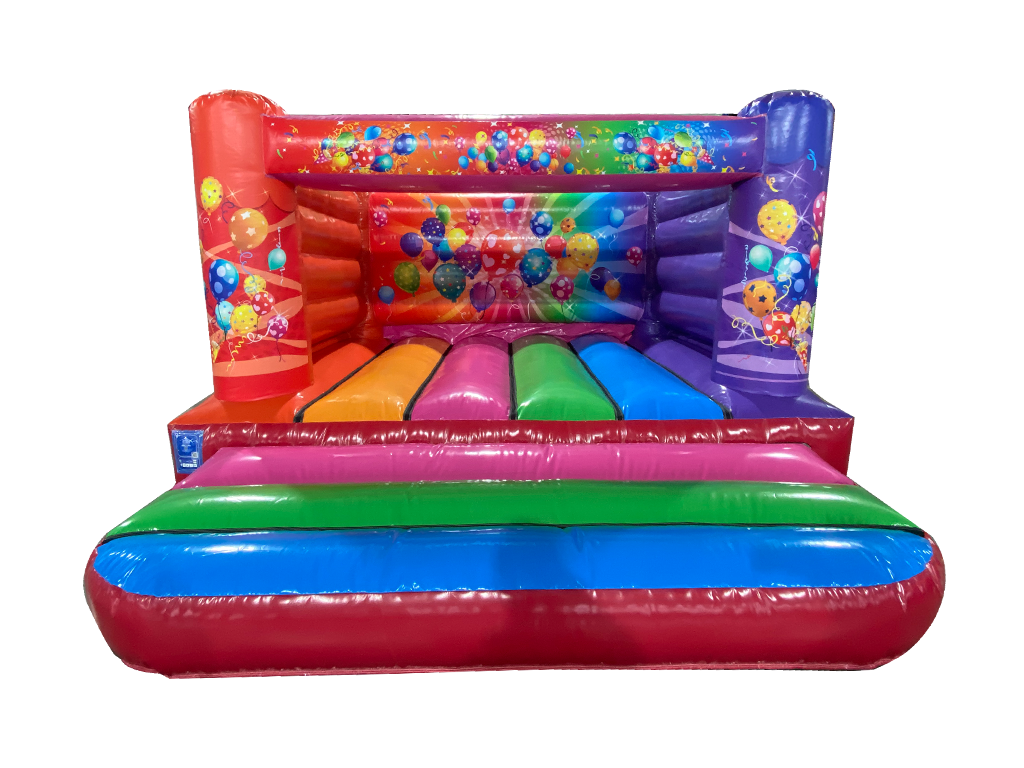 Marco H de Pared Baja para Fiesta Multicolor de 4x4m