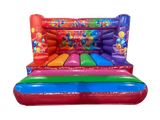 Marco H de Pared Baja para Fiesta Multicolor de 4x4m