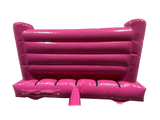 Cornice a H da Festa con Muro Basso Rosa 4x4m