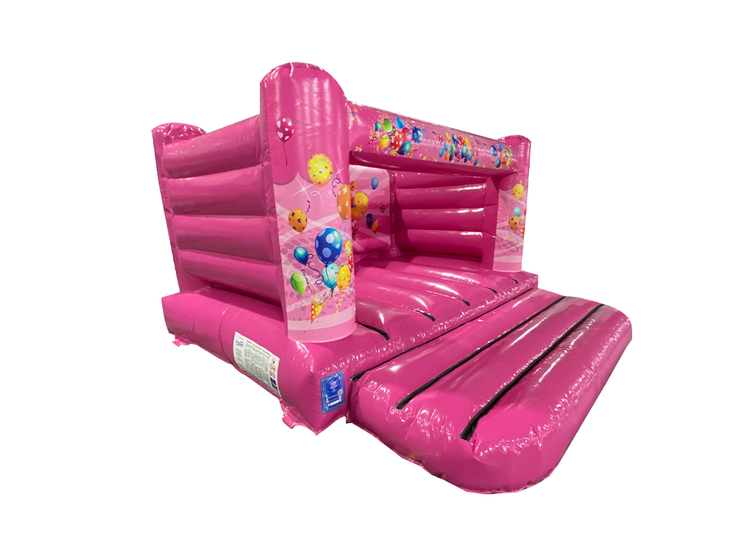 Cornice a H da Festa con Muro Basso Rosa 4x4m