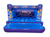 Marco H de Pared Baja para Fiesta Multicolor de 4x4m