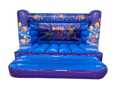 Cadru H Perete Jos Petrecere Mov & Albastru 4x4m