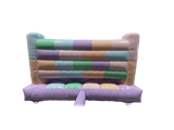 4x4m Pastell Niedrige Wand H-Rahmen