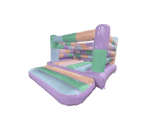 4x4m Pastell Niedrige Wand H-Rahmen